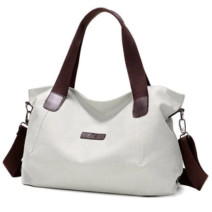 Woman Canvas Bags Casual Shoulder Bag Large Capacity Hobos Bag