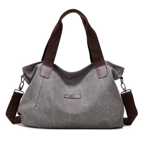 Woman Canvas Bags Casual Shoulder Bag Large Capacity Hobos Bag