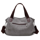 Woman Canvas Bags Casual Shoulder Bag Large Capacity Hobos Bag