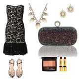 Women Evening Bags Chain Rhinestones Clutch Small Bags