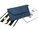 Metal Ring Ladies Mobile Phone Purse with Double Envelopes