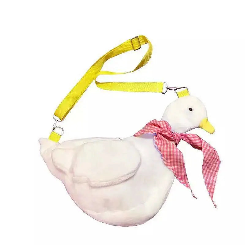 Duck Plush Purse Crossbody Bag for Girls