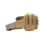 Men's Canvas Waist Bag Hip Bum Belt Pouch Sports Bag