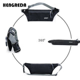 Fanny Pack Bum Bag Slim Waist Bag Waterproof with Earphone Hole