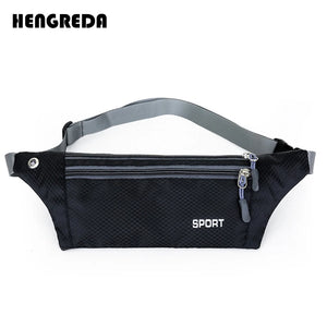 Fanny Pack Bum Bag Slim Waist Bag Waterproof with Earphone Hole
