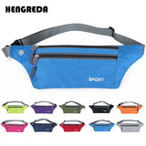 Fanny Pack Bum Bag Slim Waist Bag Waterproof with Earphone Hole