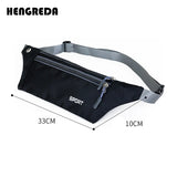 Fanny Pack Bum Bag Slim Waist Bag Waterproof with Earphone Hole