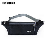 Fanny Pack Bum Bag Slim Waist Bag Waterproof with Earphone Hole