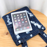 Canvas Denim Tote Shoulder Bag Large Capacity Handbag