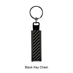 Real Carbon Fiber Key Chain with High Key Ring