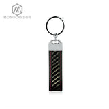 Real Carbon Fiber Key Chain with High Key Ring