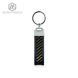 Real Carbon Fiber Key Chain with High Key Ring