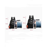 Solid Women Backpack Casual School Bags For Teenager Girls