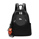 Solid Women Backpack Casual School Bags For Teenager Girls