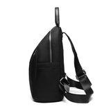 Solid Women Backpack Casual School Bags For Teenager Girls