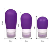 Candy Silicone Travel Bottles 80ml Cosmetic Shampoo Lotion Container