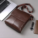 Kangaroo Leather Messenger Bag Shoulder Briefcase Men Handbags