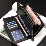 Men Wallets Casual Wallet Men Purse Clutch Bag Leather Long Wallet Hand Bags