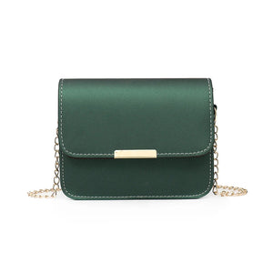 Women Shoulder Bag Small Beach Bag Chain PU Leather Handbag