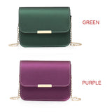 Women Shoulder Bag Small Beach Bag Chain PU Leather Handbag