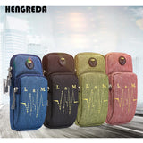 Running Armband Elastic Belt Bounce Arm Band with Earphone Hole Phone Holder
