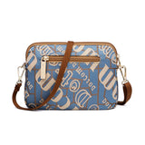 High-end Oxford Shoulder Bag Flap Letter Canvas Messenger Bag