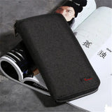 Men's PU Leather Casual Clutch Wallets Handy Bags Business Wallets
