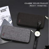 Men's PU Leather Casual Clutch Wallets Handy Bags Business Wallets