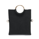 Canvas Fold Over Envelope Shoulder Bag for Women