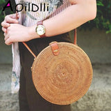 Exotic Rattan Basket Bag for Summer - Qiuteng Basket