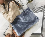 Winter Women's Rabbit Fur Shoulder Bag