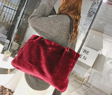 Winter Women's Rabbit Fur Shoulder Bag