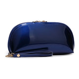 Women's Leather Party Clutch Wallet Patent Purses