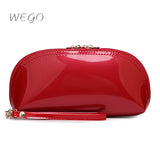 Women's Leather Party Clutch Wallet Patent Purses