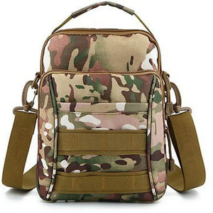 Camouflage Crossbody Bag Mountaineering Bag Waterproof Shoulder Bag