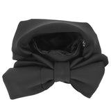 Women Bow Clutches Bag Evening Party Handbag Shoulder Bag(Black)