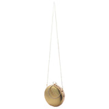 Round Shaped Evening Bags Diamonds Clutches Chain Shoulder Bags