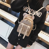 Sequins Student Bag Large-Capacity Travel Backpack