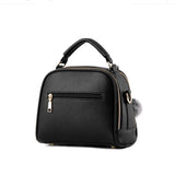 Hair Ball Decoration Messenger Bag Shoulder Bag for Women