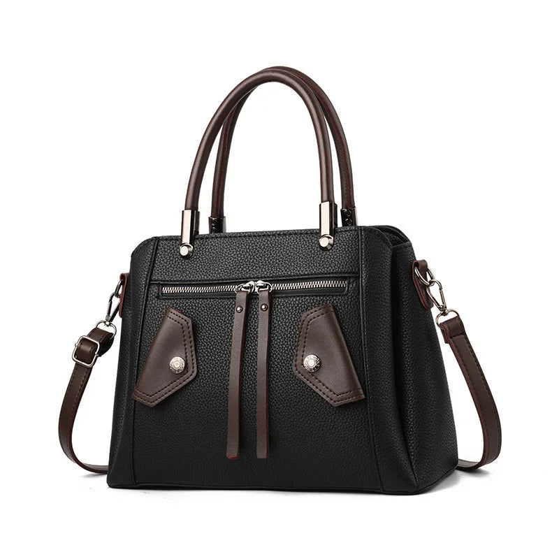 Women Handbag PU Large Capacity Shoulder Bag