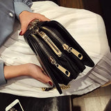 2018spring Women Shoulder Bag Chain Flap Messenger Handbags Clutch Bag