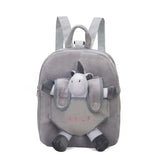 3D Cartoon Plush Children Backpacks Animal Kids Backpack