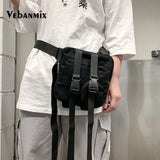 Canvas Waist Pack Streetwear Fanny Pack Tactical Hip Bum Bag