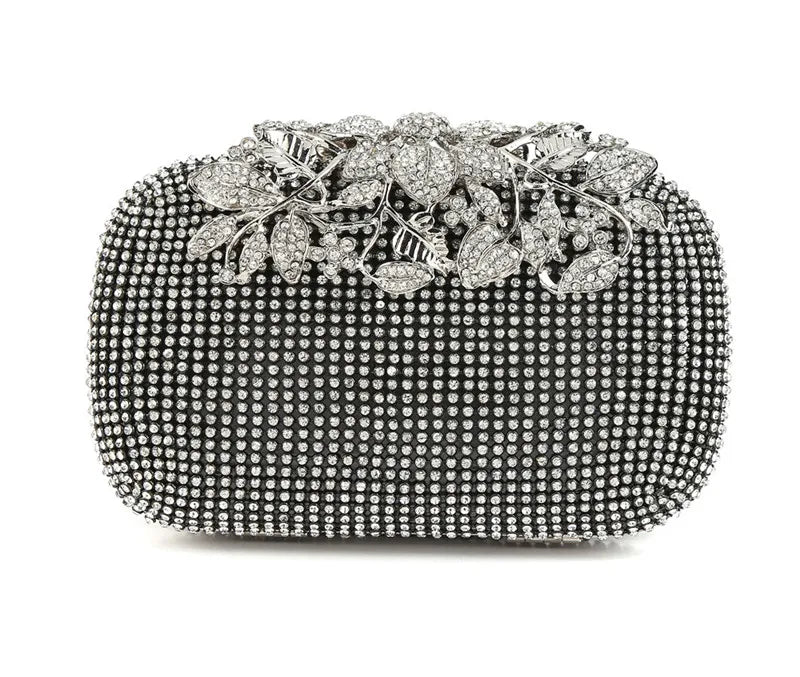 Diamond Rhinestone Clutch Evening Bag for Wedding Party
