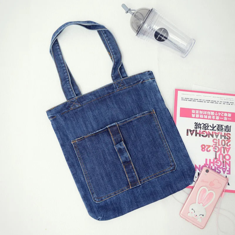 Casual Shoulder Vest Large Capacity Shopping Bag Solid Girls Hand Bag Women Pack