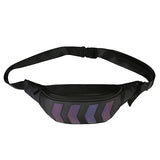 Men's Reflective Canvas Chest Bag Waist Fanny Pack