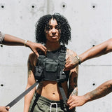 Tactical Harness Chest Rig Waist Bag Streetwear Functional Pack