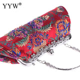 Embroidery Flower Handbags Retro Bags Vintage Ethnic Wedding Purse