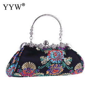 Embroidery Flower Handbags Retro Bags Vintage Ethnic Wedding Purse