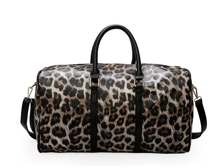 Leopard Shoulder Bag for Travel in Europe and the US